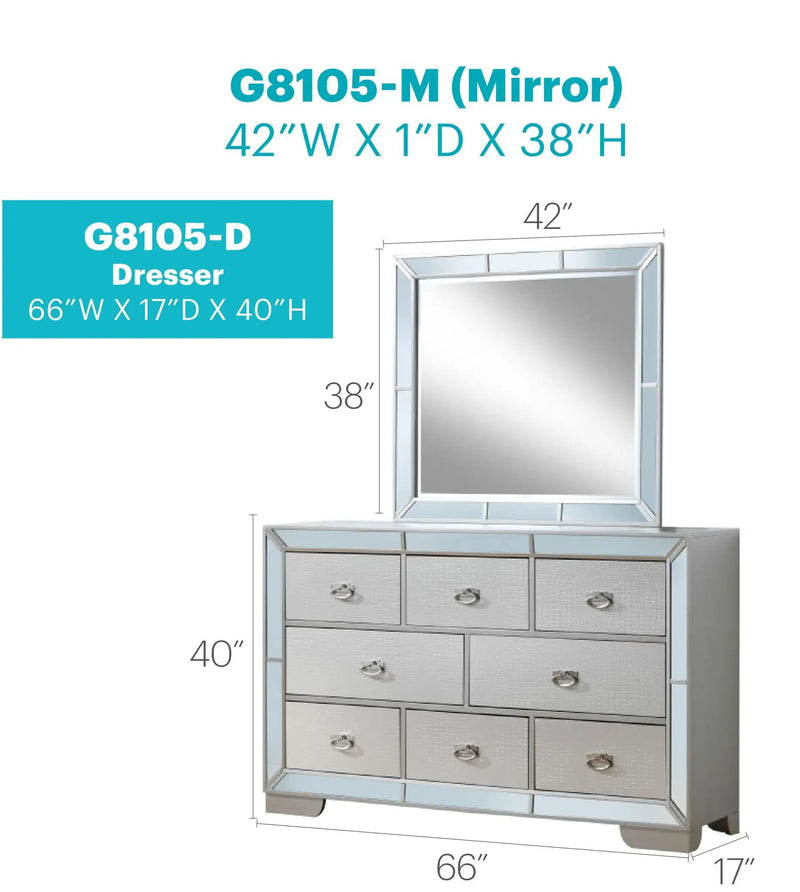 Contemporary Storage Dresser by Unique Piece Furniture