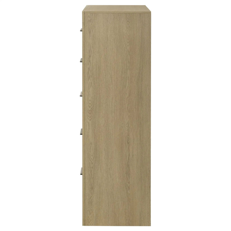 Hendricks 5-drawer Bedroom Chest of Drawers Light Oak by Unique Piece Furniture