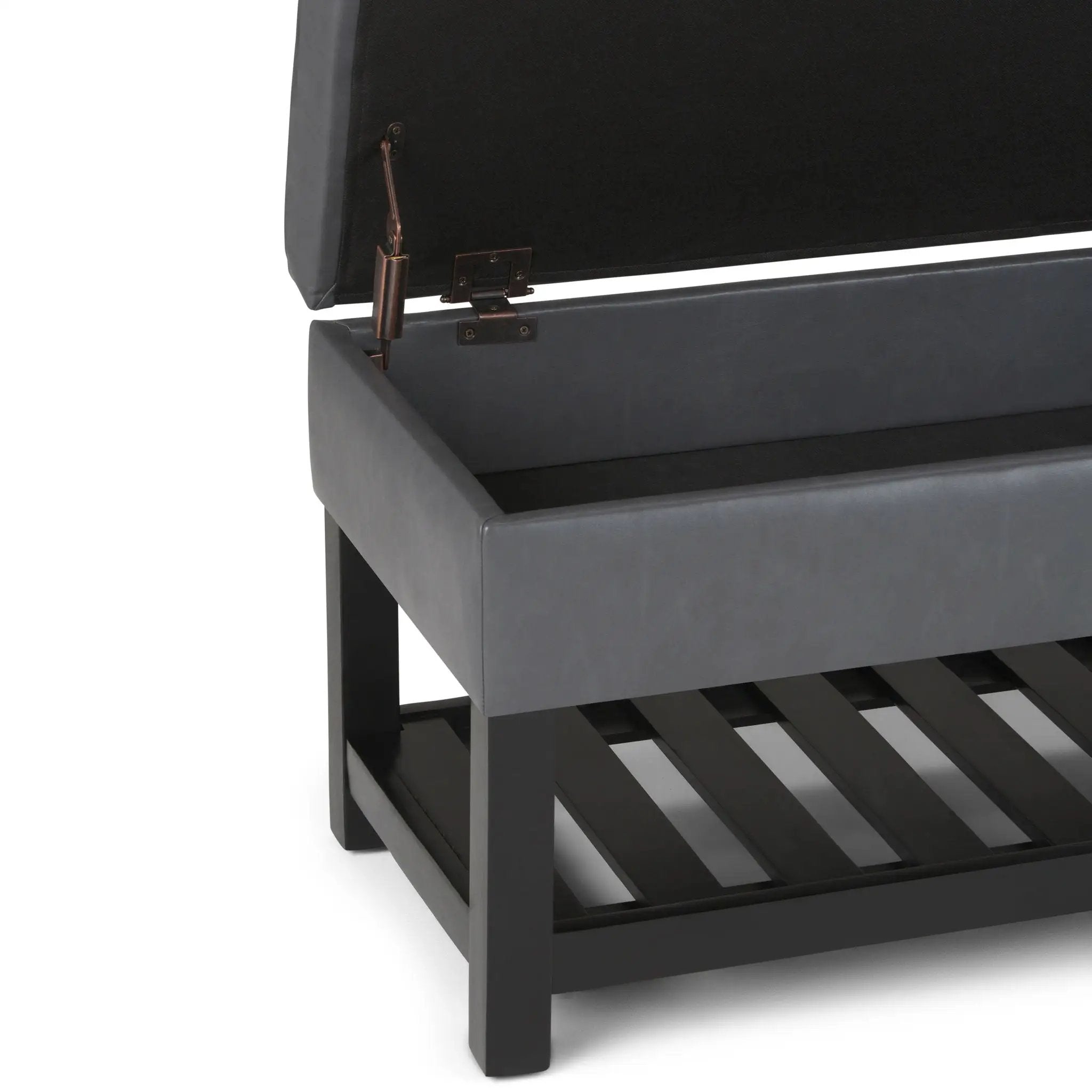 Cosmopolitan - Storage Ottoman Bench With Open Bottom by HouseOfZazla