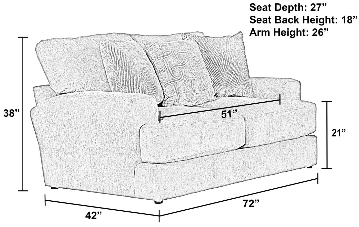 Lamar - Loveseat by Unique Piece Furniture