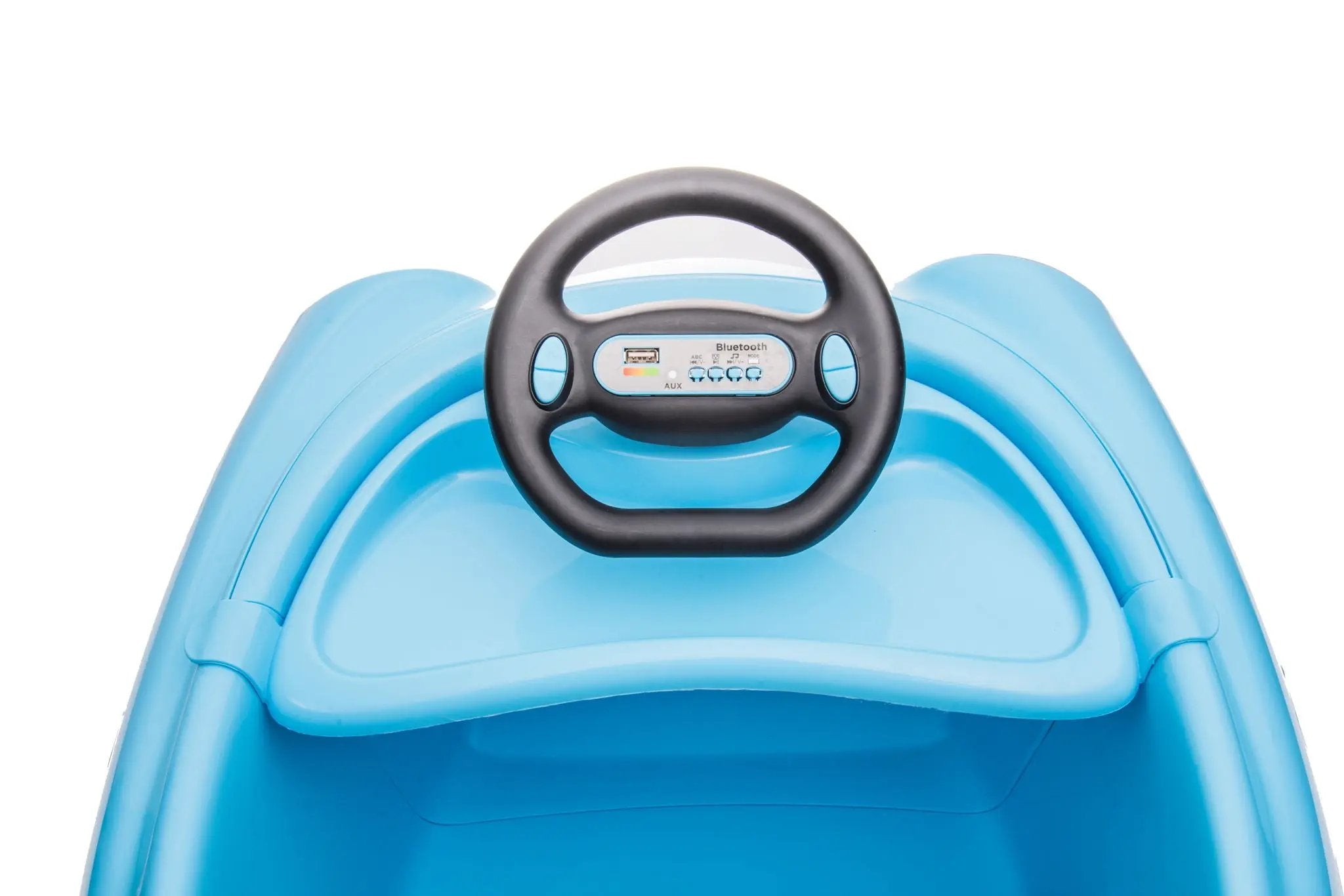 Bumper Car For Kids, 12V Dual Drive 1-6 Years Old Children's Electric Car With Pushrod Dinner Plate USB Bt Music Rocking Horse Mode Anti-Collision Bumper Ride On Car by HouseOfZazla