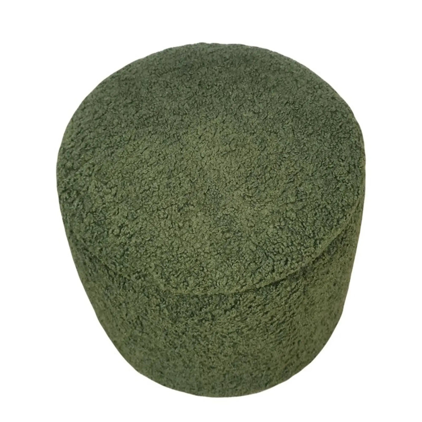 Elegant Round Storage Ottoman Upholstered by HouseOfZazla