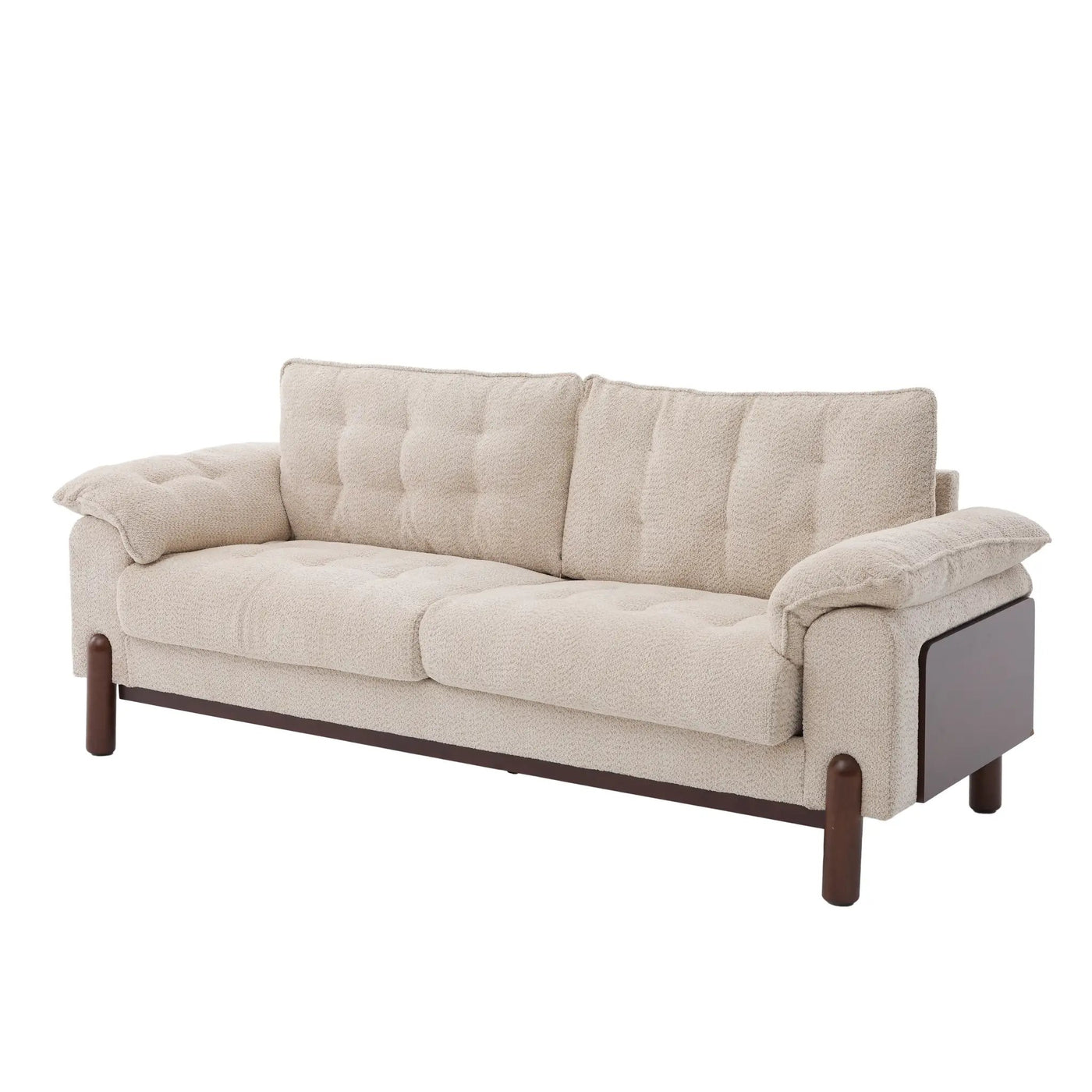 83.5 in. 3 Seater Modern Boucle Upholstered Sofa by HouseOfZazla