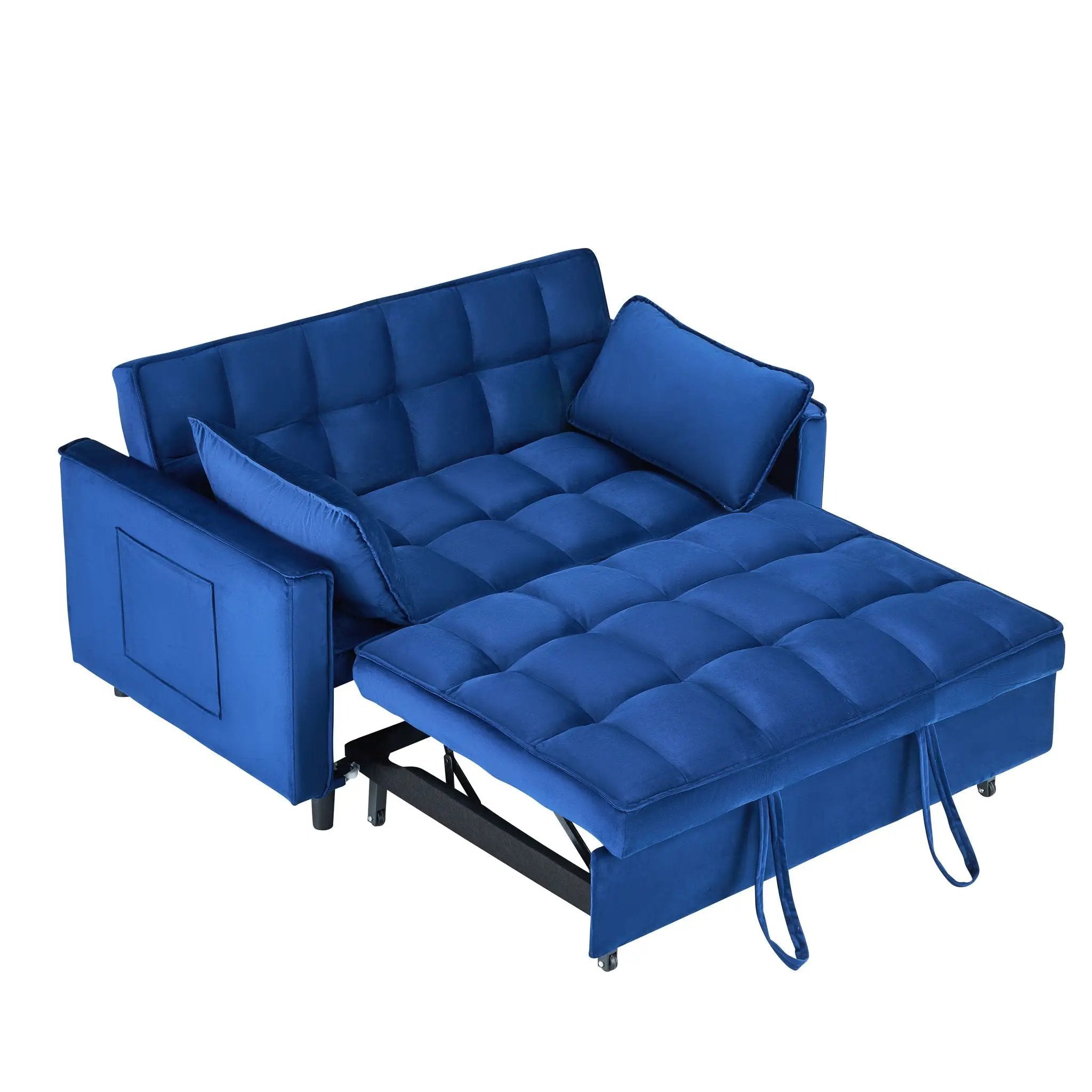 Sofa Bed With Pockets, 3 In 1 Convertible For Living Room by HouseOfZazla