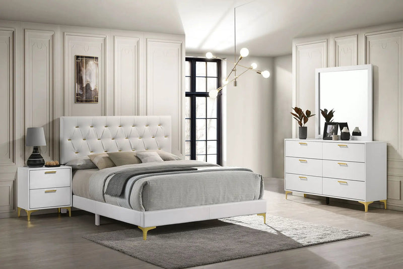 Kendall 4-piece California King Bedroom Set White by Unique Piece Furniture