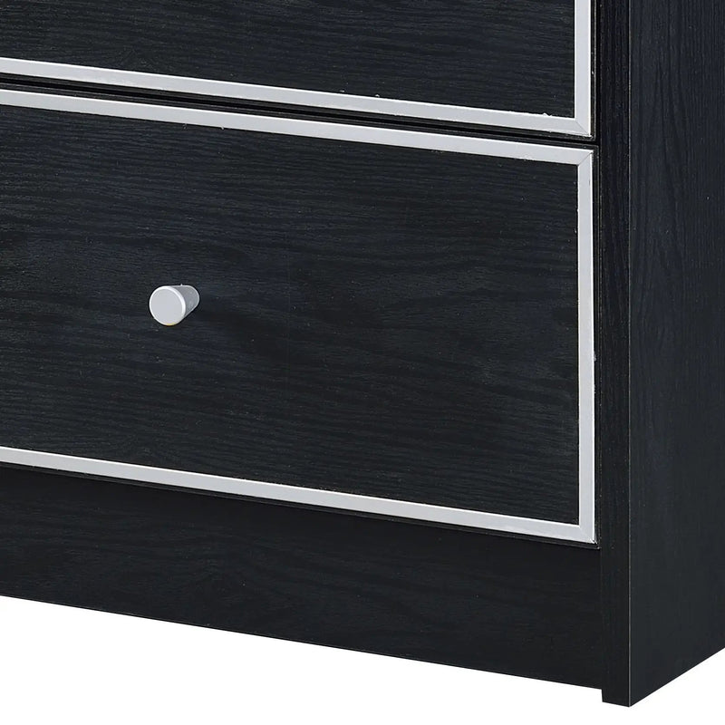 Modern Black Nightstand Table by HouseOfZazla