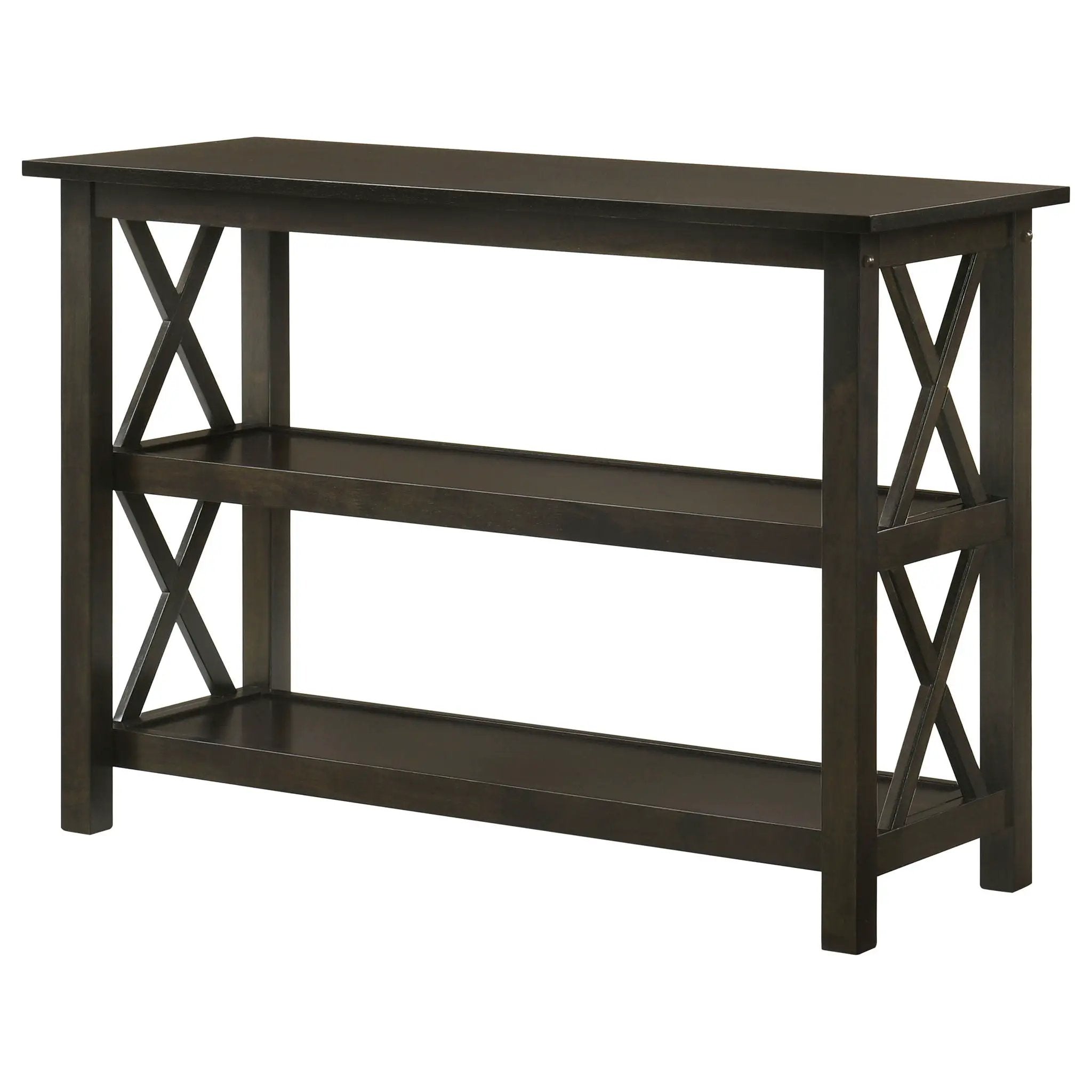 Rachelle 2-shelf Wood Entryway Console Table Deep Merlot by Unique Piece Furniture