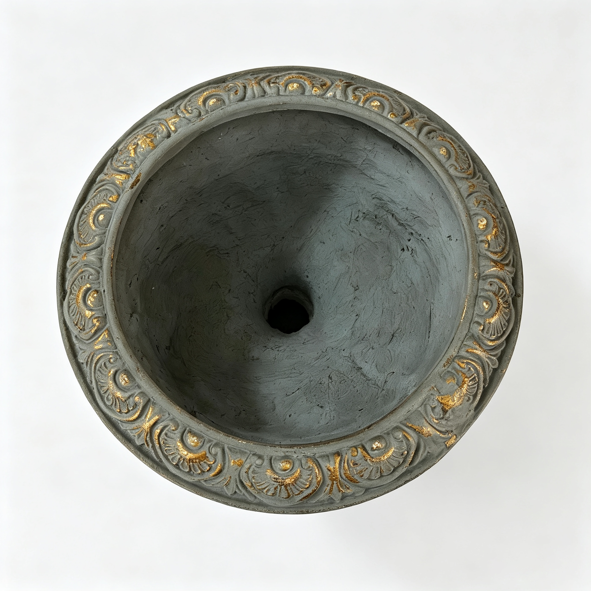 MGO Garden Planter with Drainage Hole - Antique Blue, photo 8 of 8