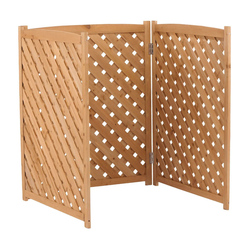Outdoor 3 Panel Air Conditioner Fence Screen by HouseOfZazla
