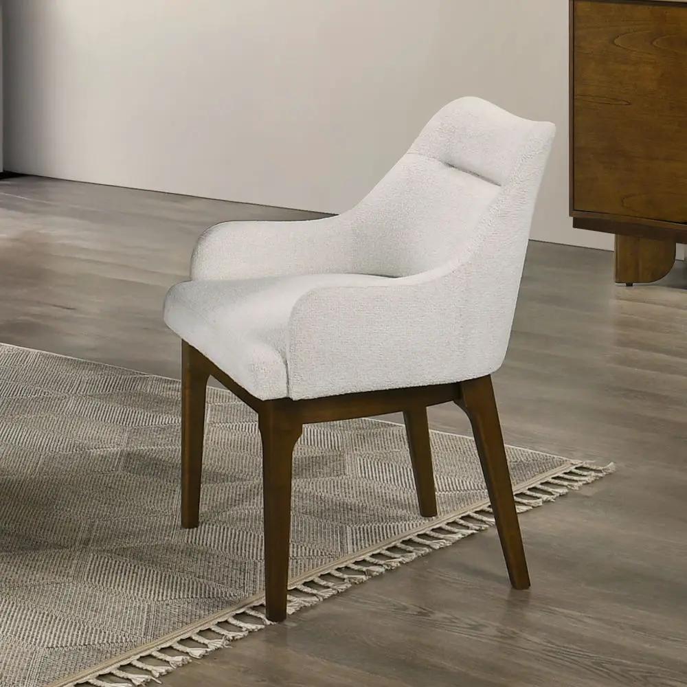 Kasha - Side Chair (Set of 2) - Chenille / Vintage Oak by Unique Piece Furniture