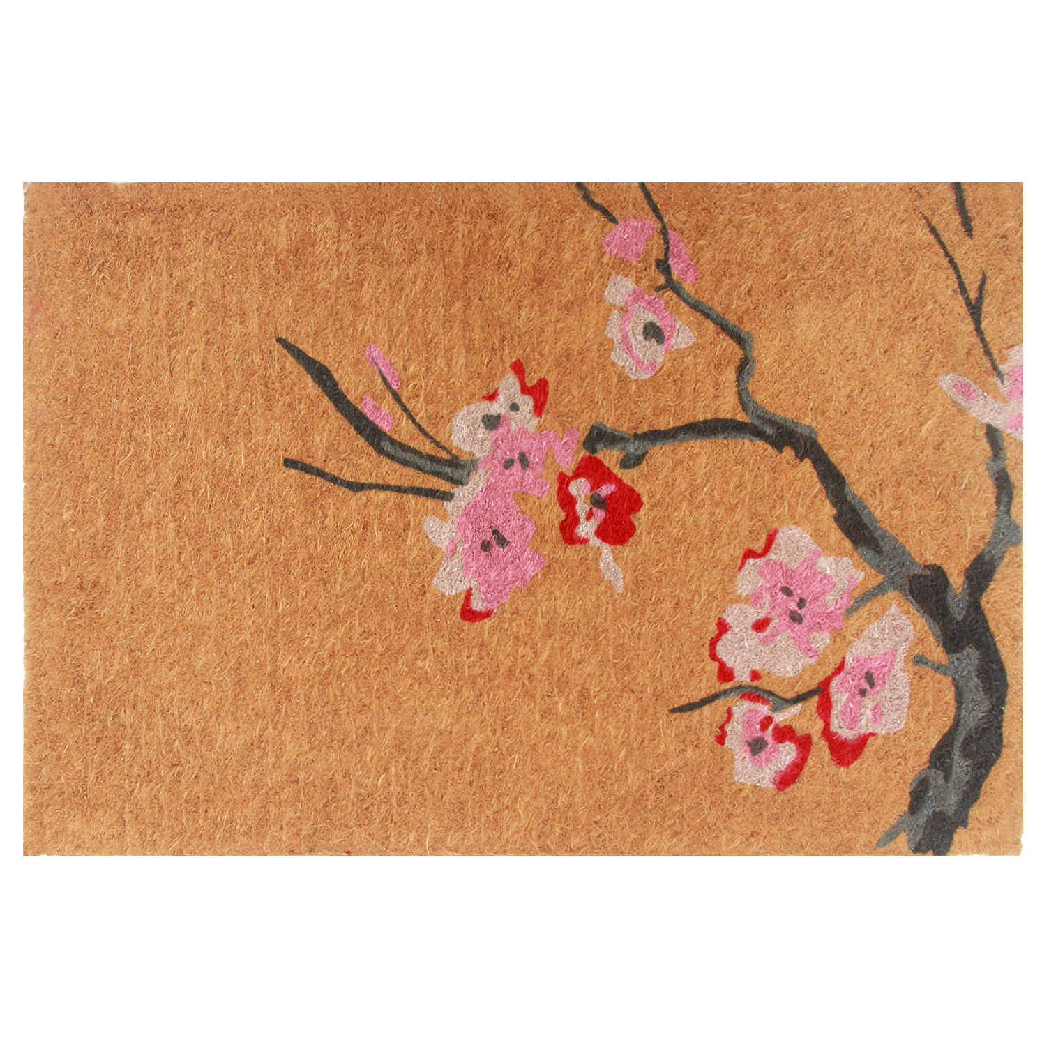 Cherry Branch Doormat, Durable by Fab Habitat