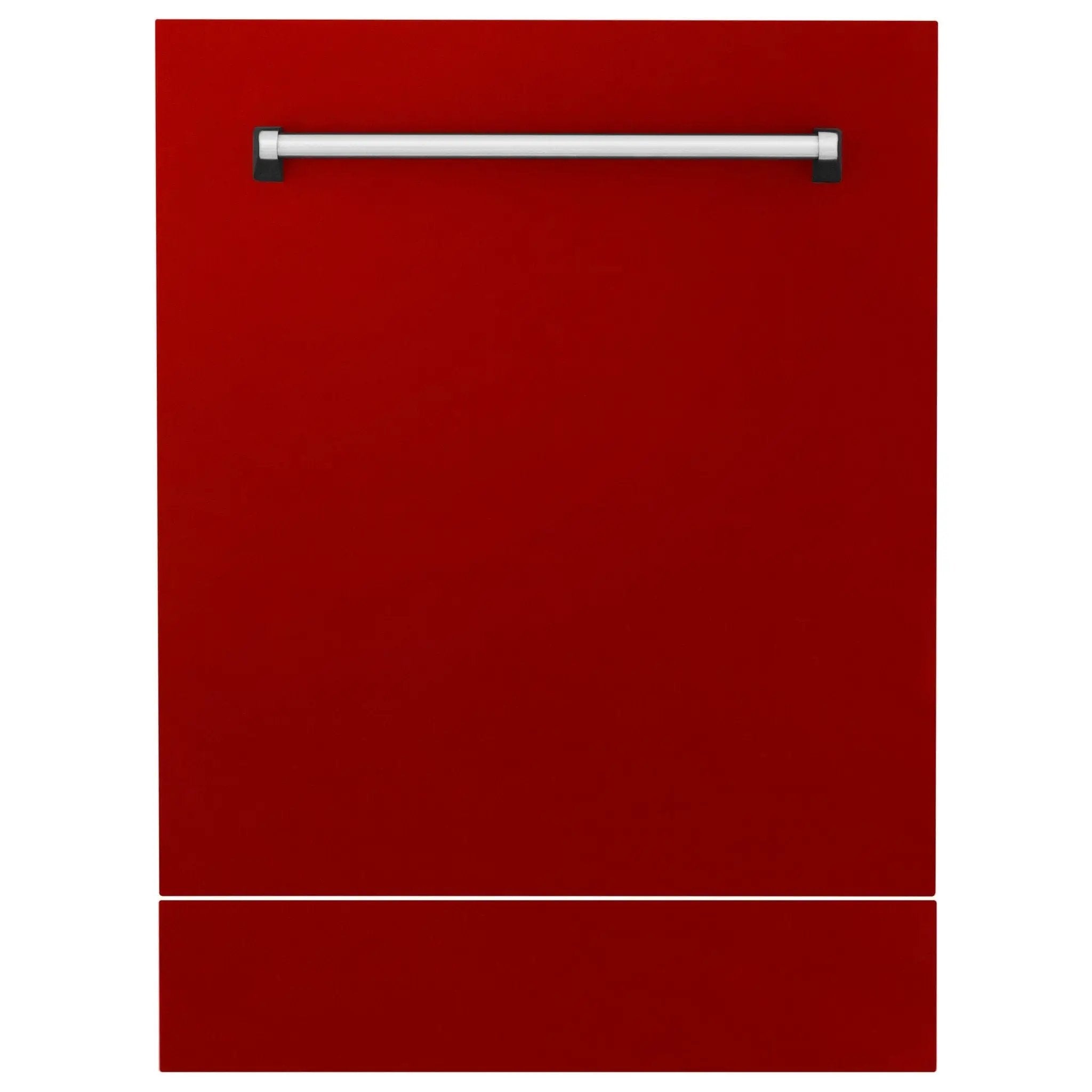 24" Dishwasher with Red Gloss panel, Stainless Tub, DWV-RG-24 by Farmhouse Kitchen and Bath