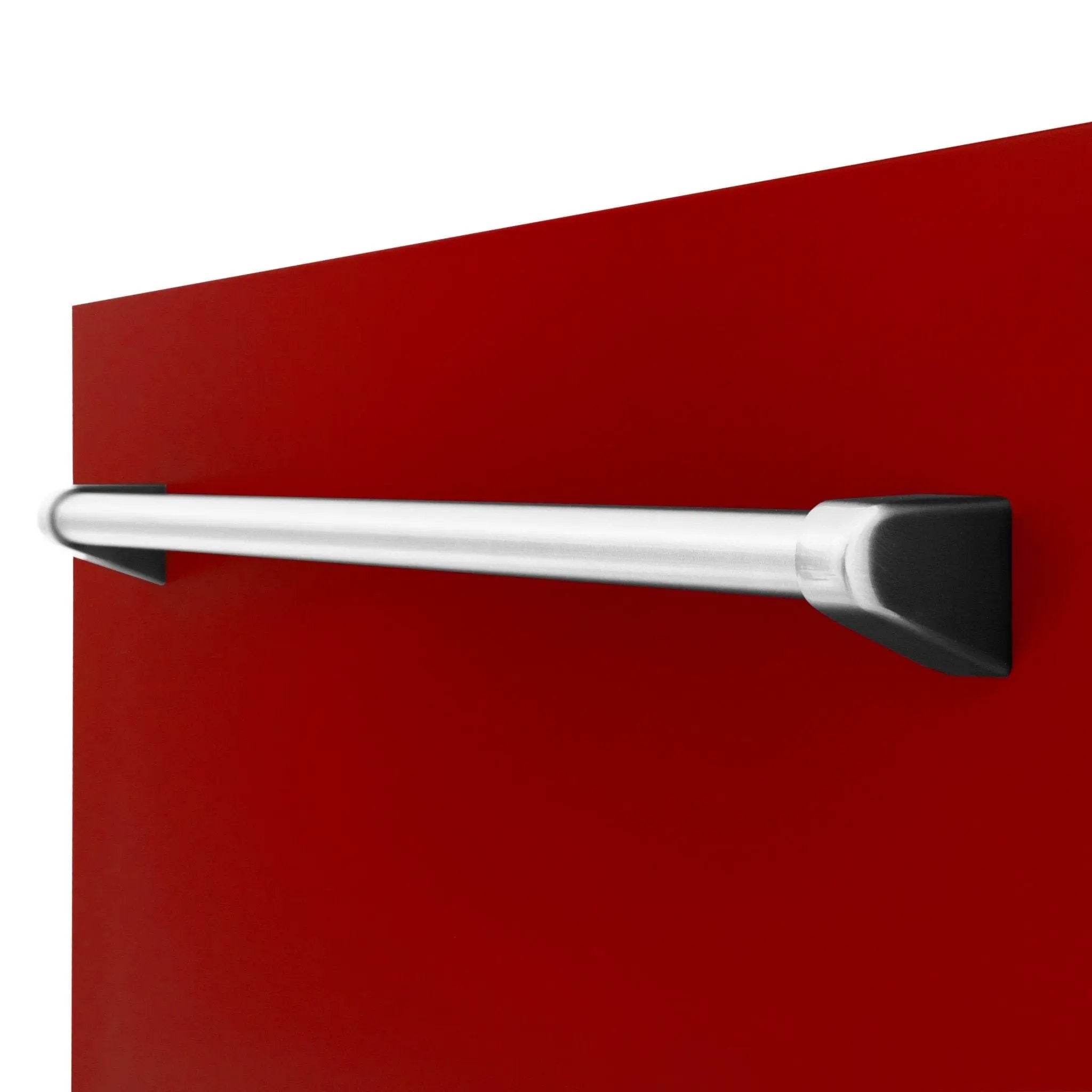 24" Dishwasher with Red Gloss panel, Stainless Tub, DWV-RG-24 by Farmhouse Kitchen and Bath