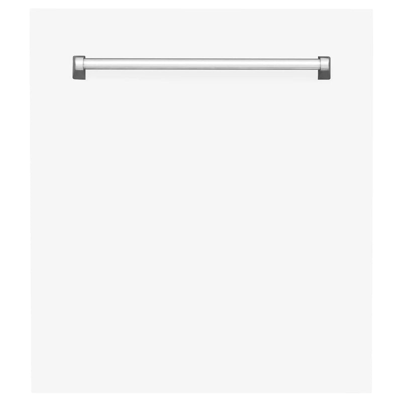 24" Dishwasher with White Matt panel, Stainless Tub, DWV-WM-24 by Farmhouse Kitchen and Bath