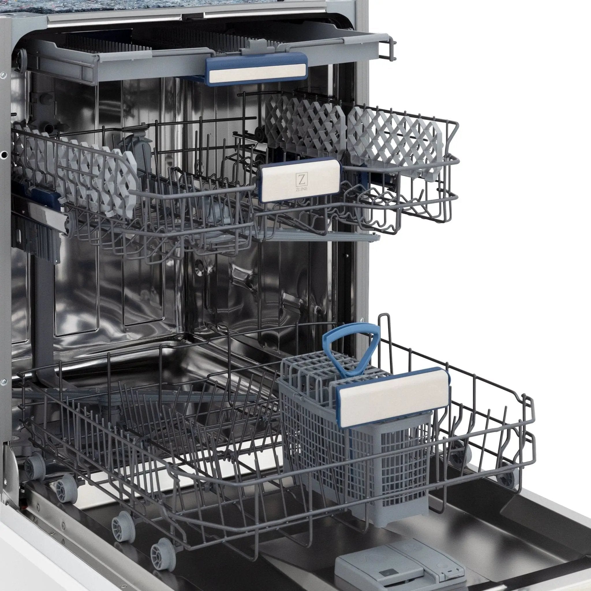 24" Dishwasher with White Matt panel, Stainless Tub, DWV-WM-24 by Farmhouse Kitchen and Bath