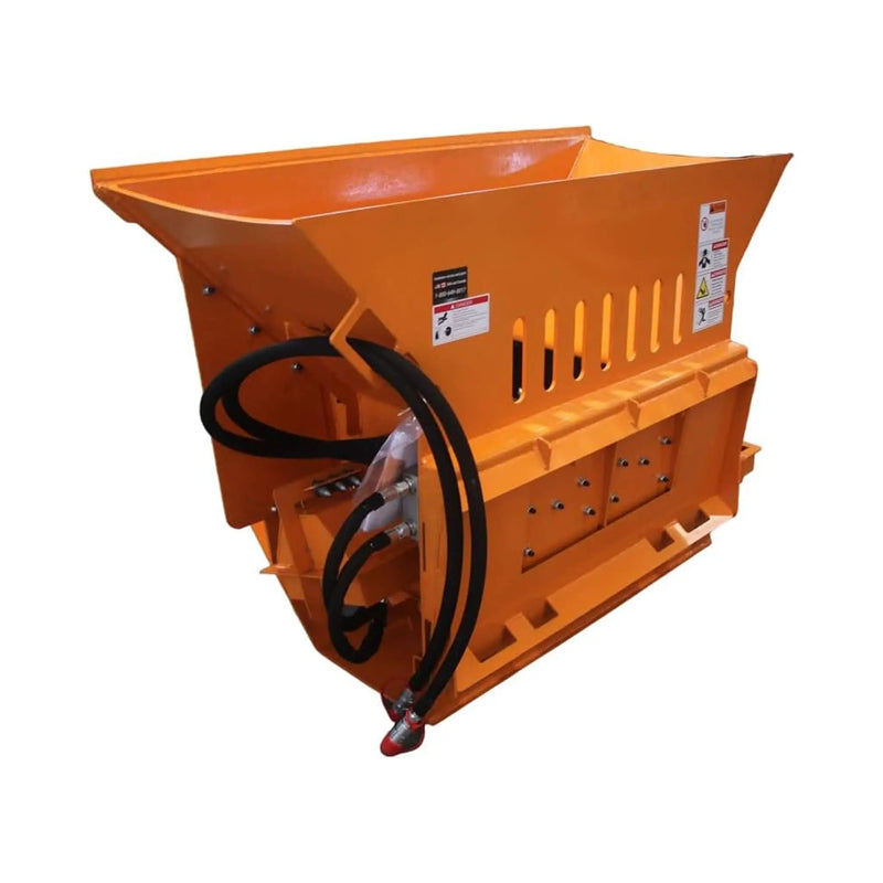 24-Inch Heavy-Duty 13.5 Cu.Ft Concrete Crusher Bucket Skid Steer Attachment (SAK10589) by SAKSBY WHOLESALE