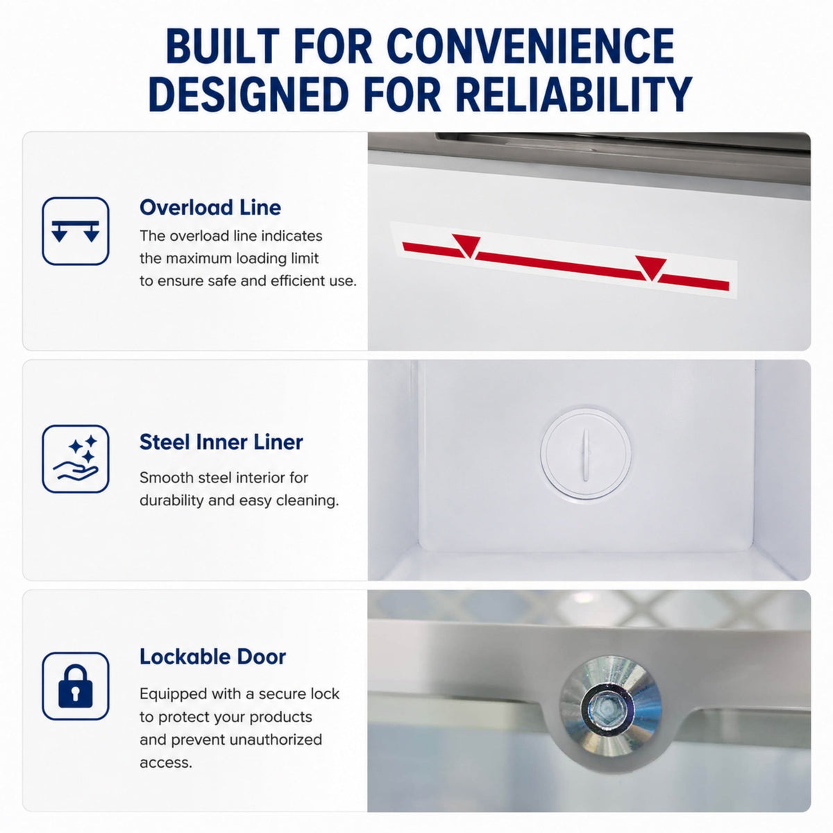 7.0 Cu.Ft Commercial Display Chest Freezer with Inverter Technology - Glass, photo 7 of 10