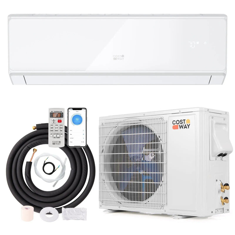 Energy Star Certified 24000 BTU 21 SEER2 208-230V Mini Split Air Conditioner and Heater White Wifi Enabled by DirectDeals