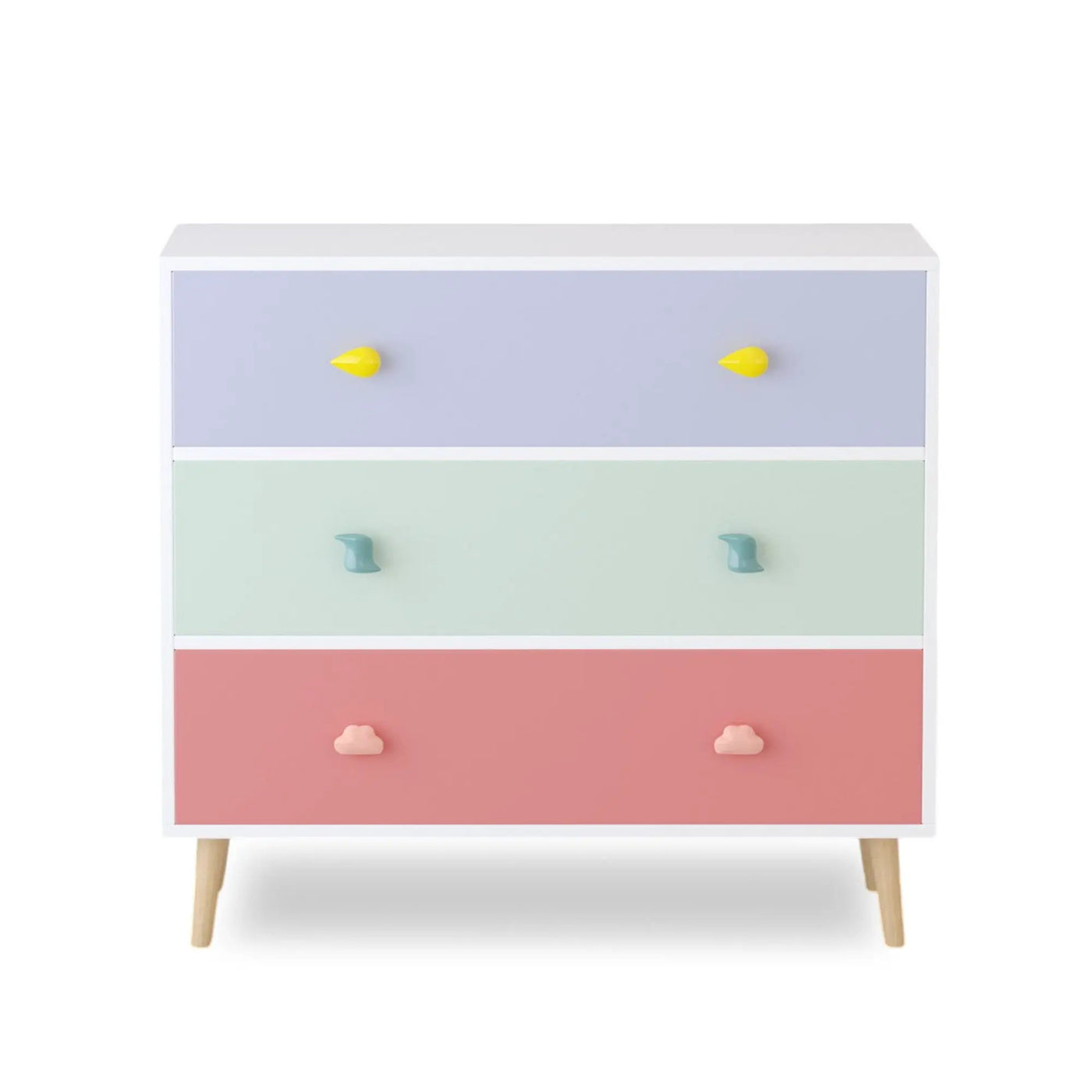 3 Drawer Dresser Storage Cabinet With Anti-Tip Safety by HouseOfZazla