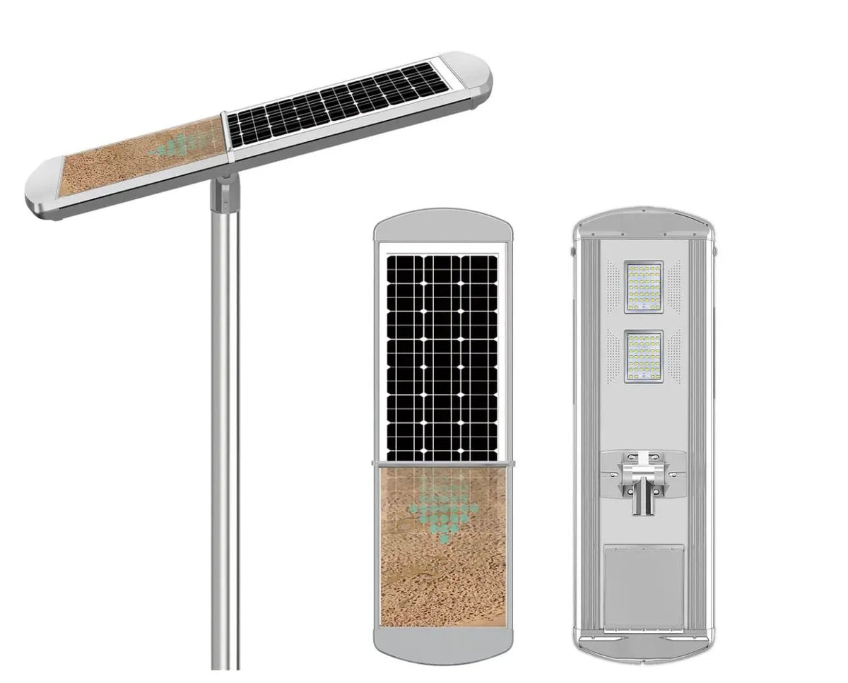 2400w Self Cleaning Solar Street Light Diecast Aluminum by Outdoor Solar Outlet