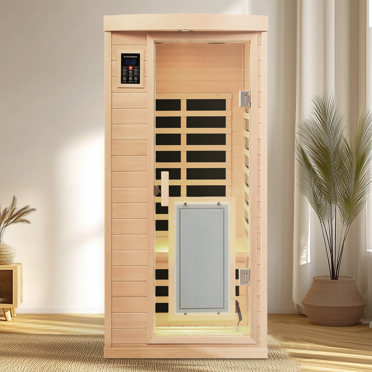 Low EMF Hemlock Wood Far-Infrared Indoor Sauna Room, photo 3 of 9