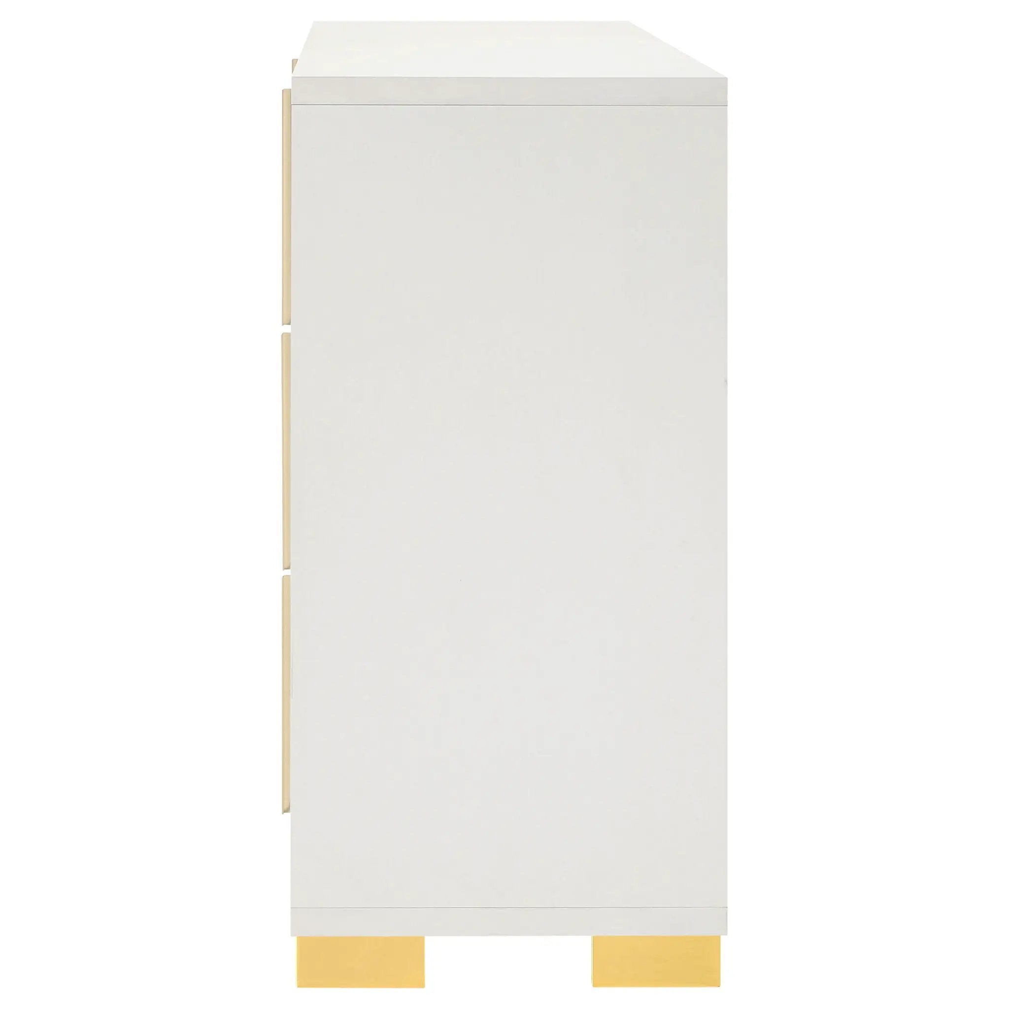 Marceline 6-drawer Dresser White by Unique Piece Furniture