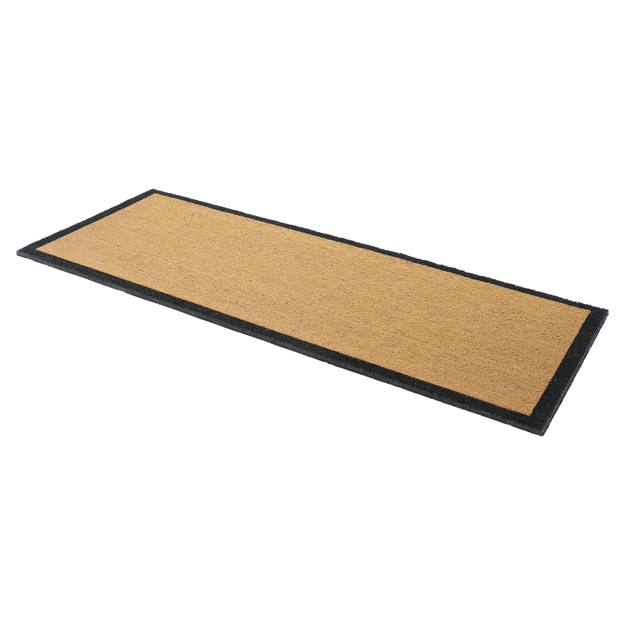 Black Border Coir Doormat by Fab Habitat