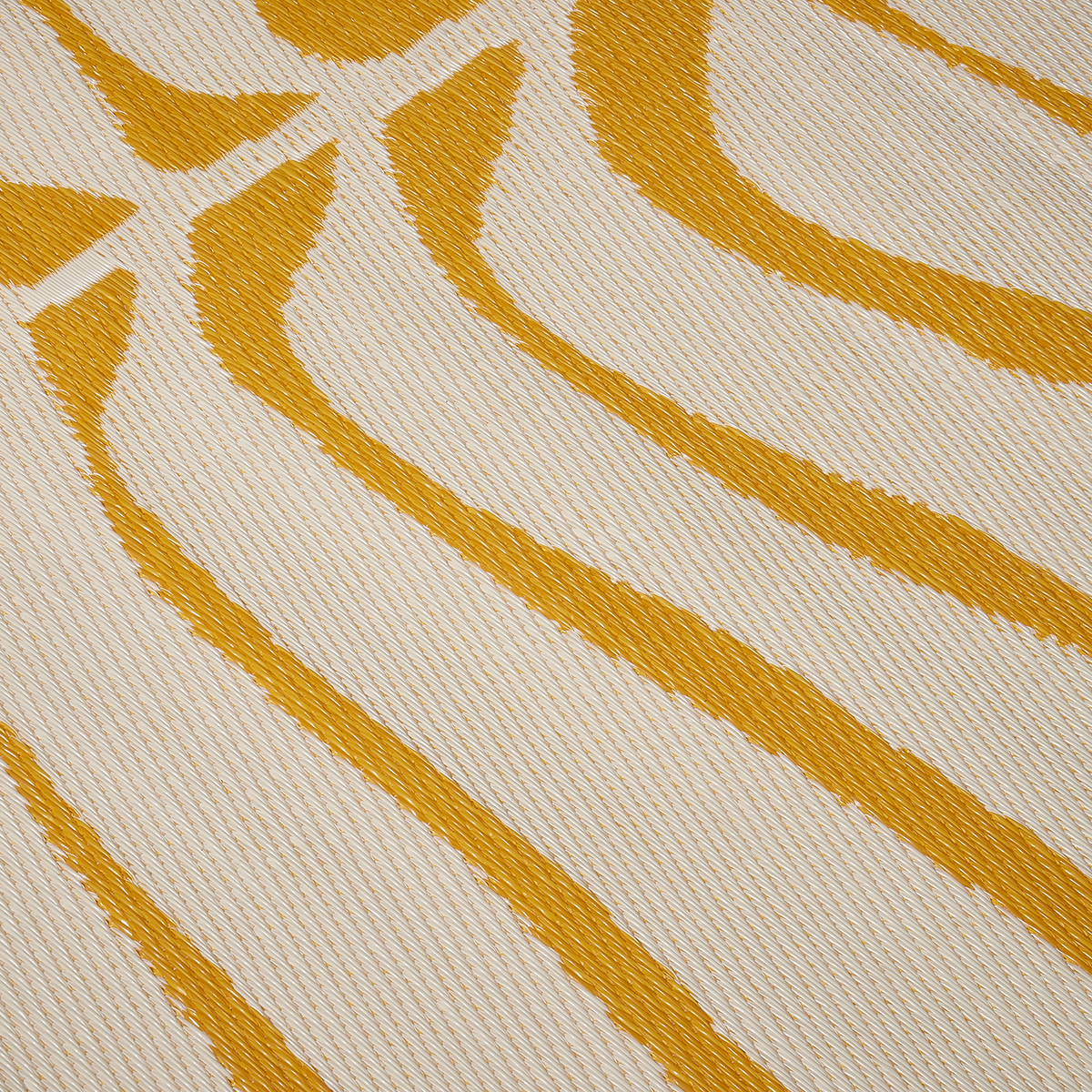 Hilo - Honey Outdoor Rug for Patio, detail