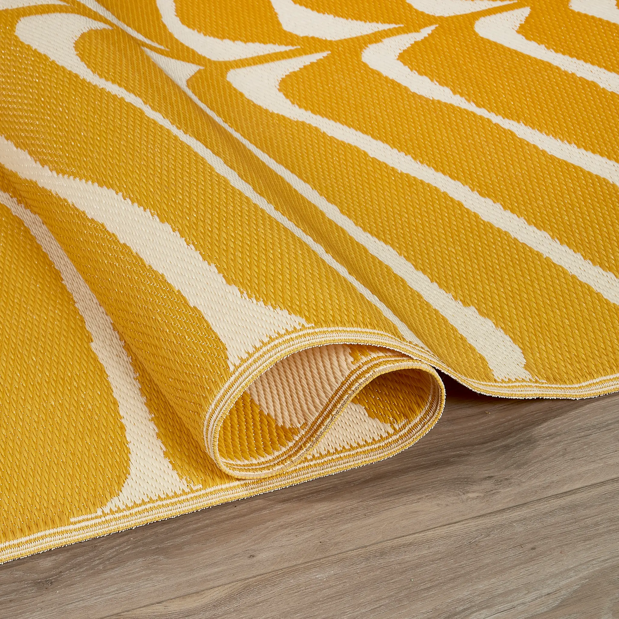 Hilo - Honey Outdoor Rug for Patio by Fab Habitat