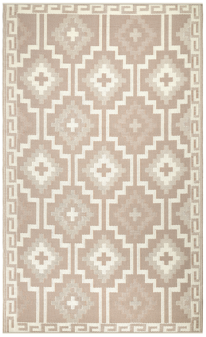 Lhasa - Mocha Outdoor Rug for Patio by Fab Habitat
