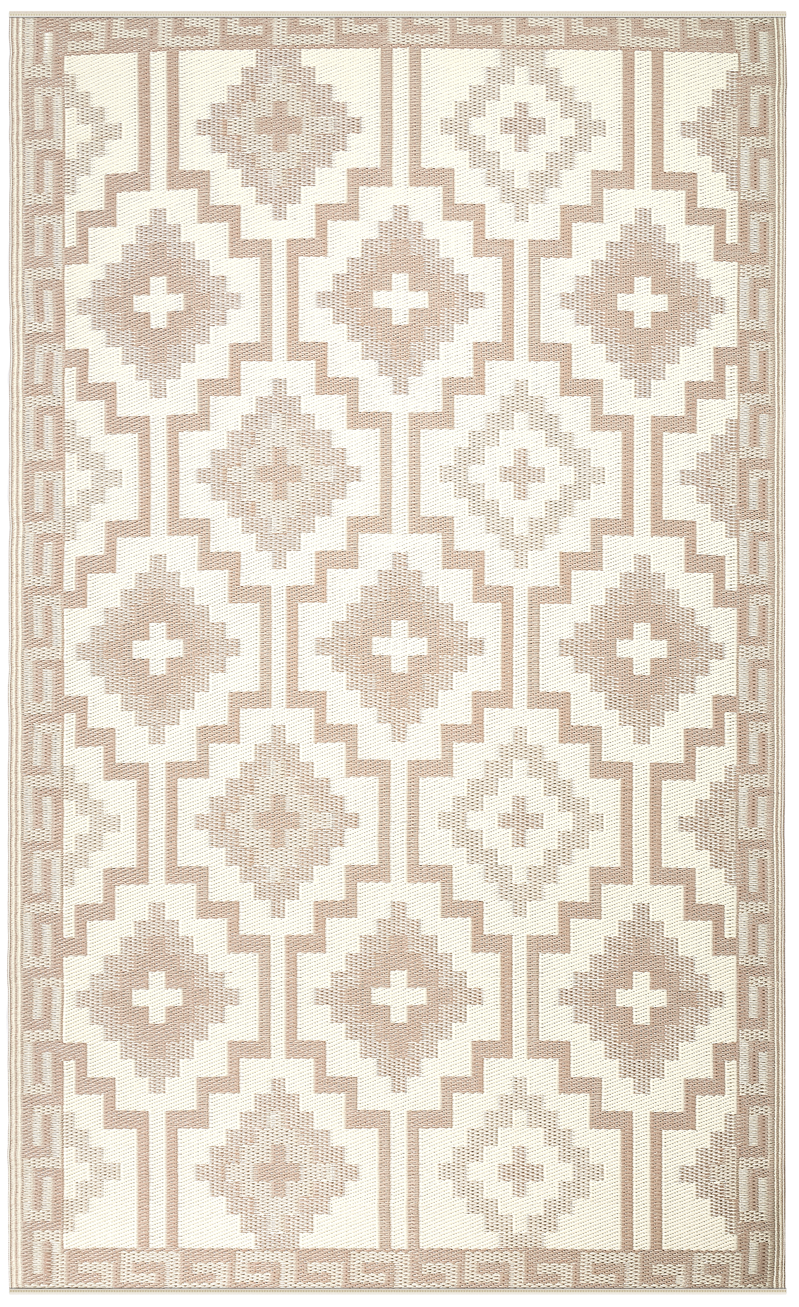 Lhasa - Mocha Outdoor Rug for Patio by Fab Habitat