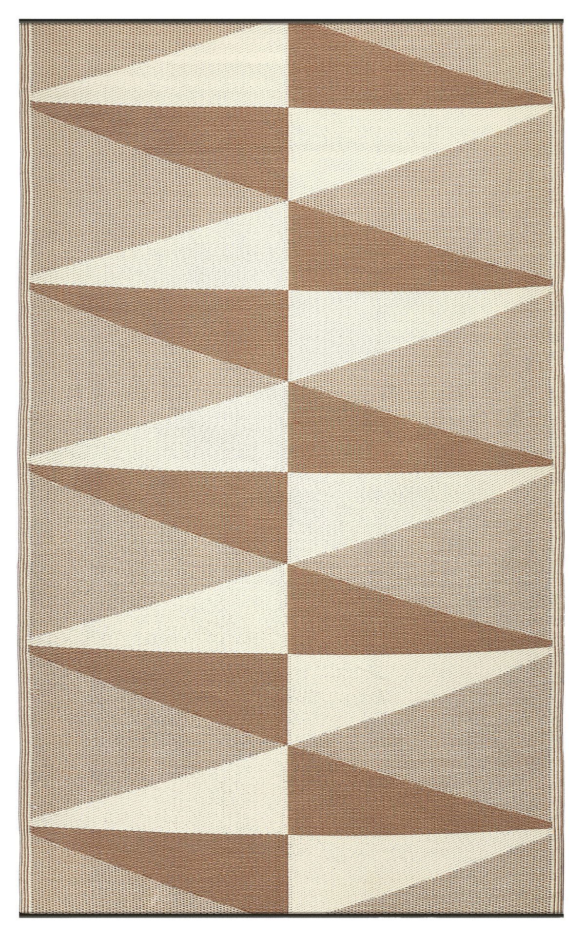 Tucson - Natural Modern Geometric Outdoor Rug for Patio by Fab Habitat