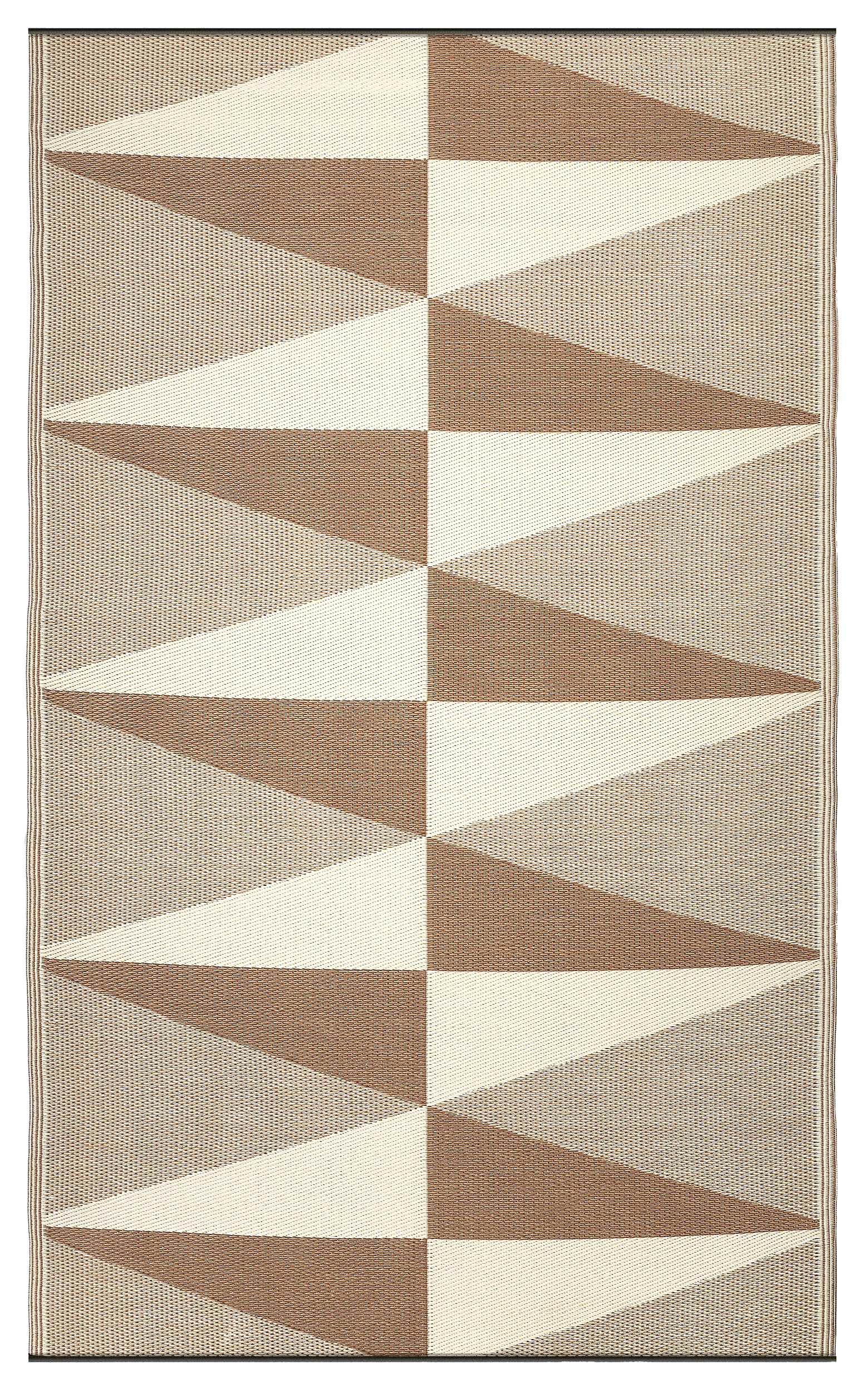 Tucson - Natural Modern Geometric Outdoor Rug for Patio by Fab Habitat