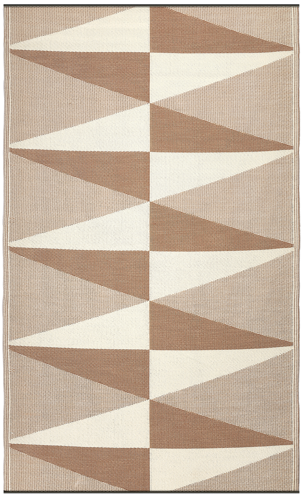 Tucson - Natural Modern Geometric Outdoor Rug for Patio by Fab Habitat