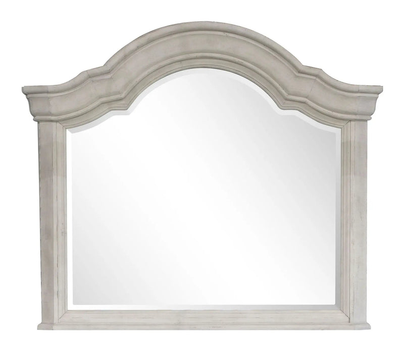 Bronwyn - Drawer Dresser With Shaped Mirror - Alabaster, photo 3 of 7