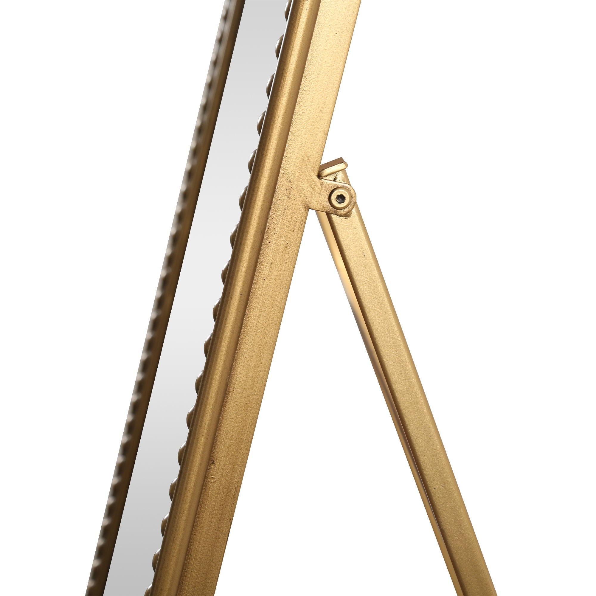 Full Length Mirror With Stand, Floor Standing Dressing For Bedroom - Antique Gold by HouseOfZazla