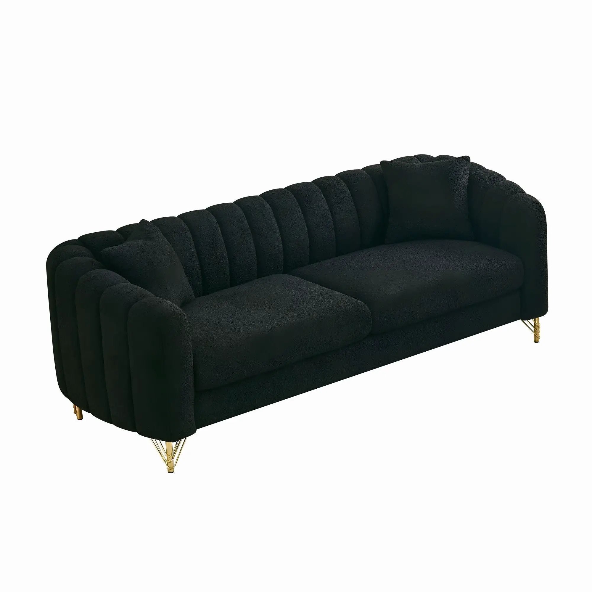 Tufted Oversized Sofa For Living Spaces by Unique Piece Furniture