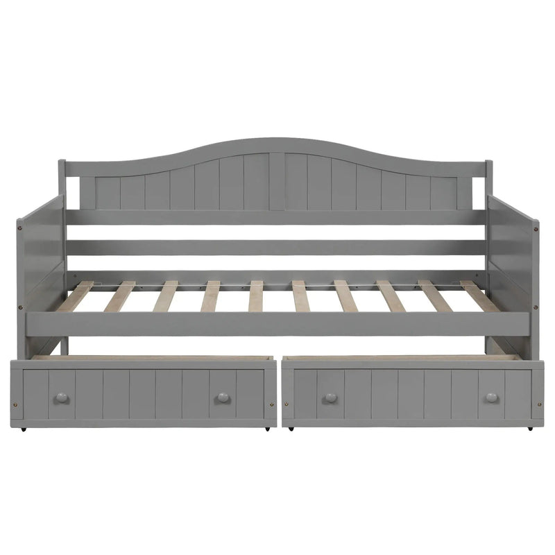 Wooden Daybed, Sofa Bed, No Box Spring Needed by HouseOfZazla