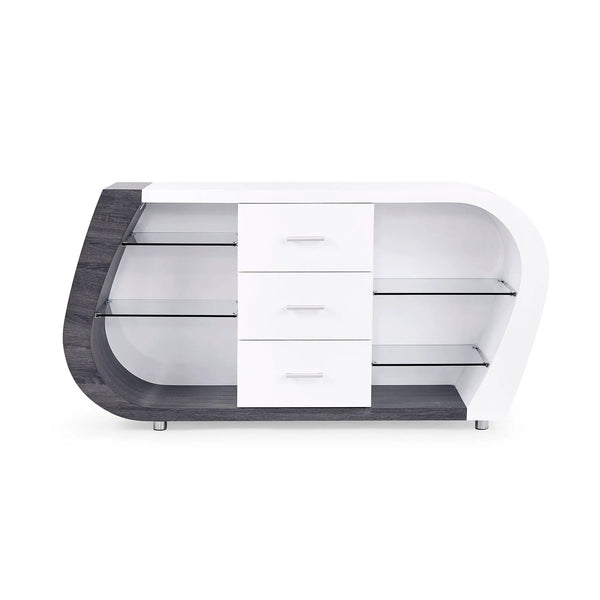 Anne - Buffet - White / Gray