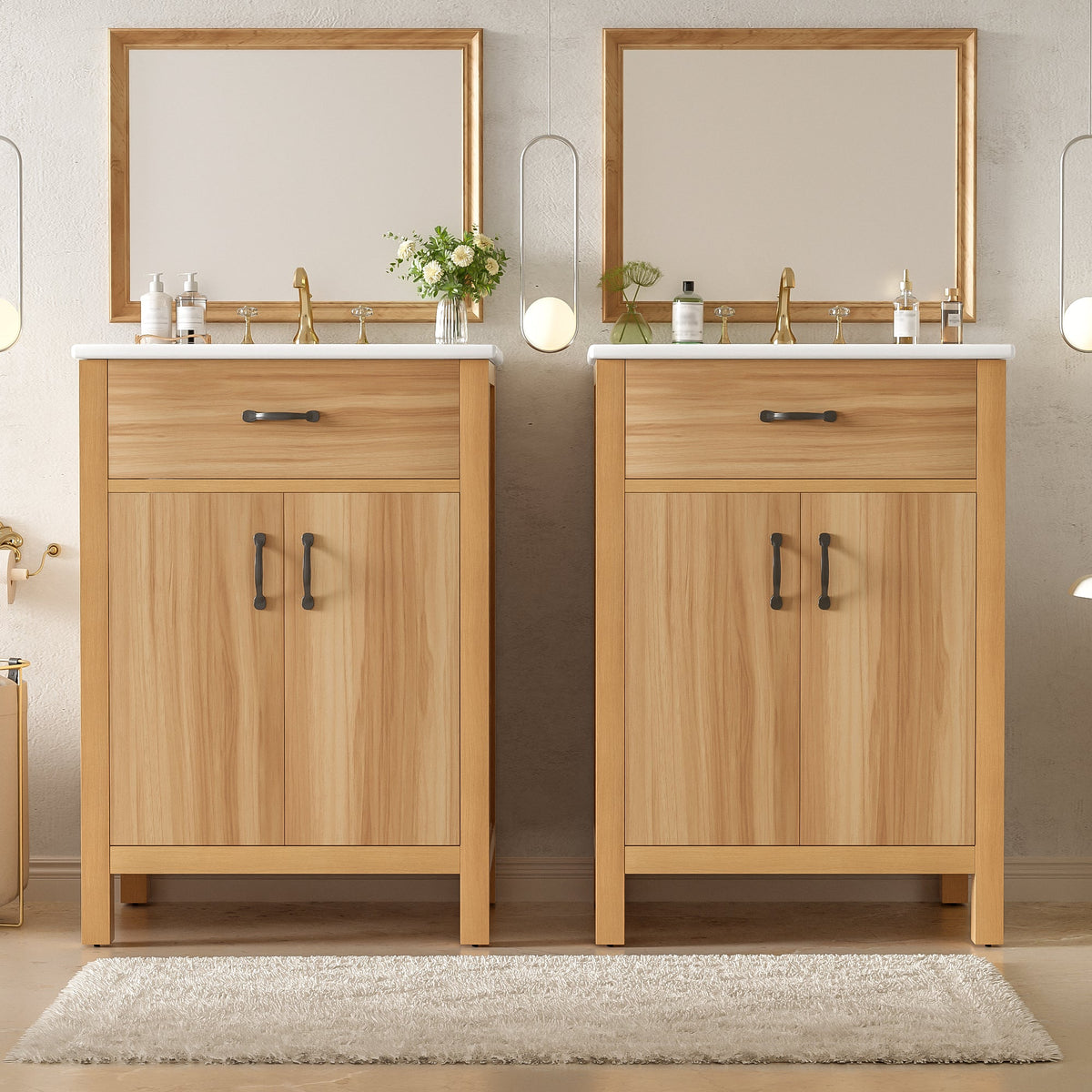 48" Bathroom Vanity with Solid Wood Frame, photo 3 of 10