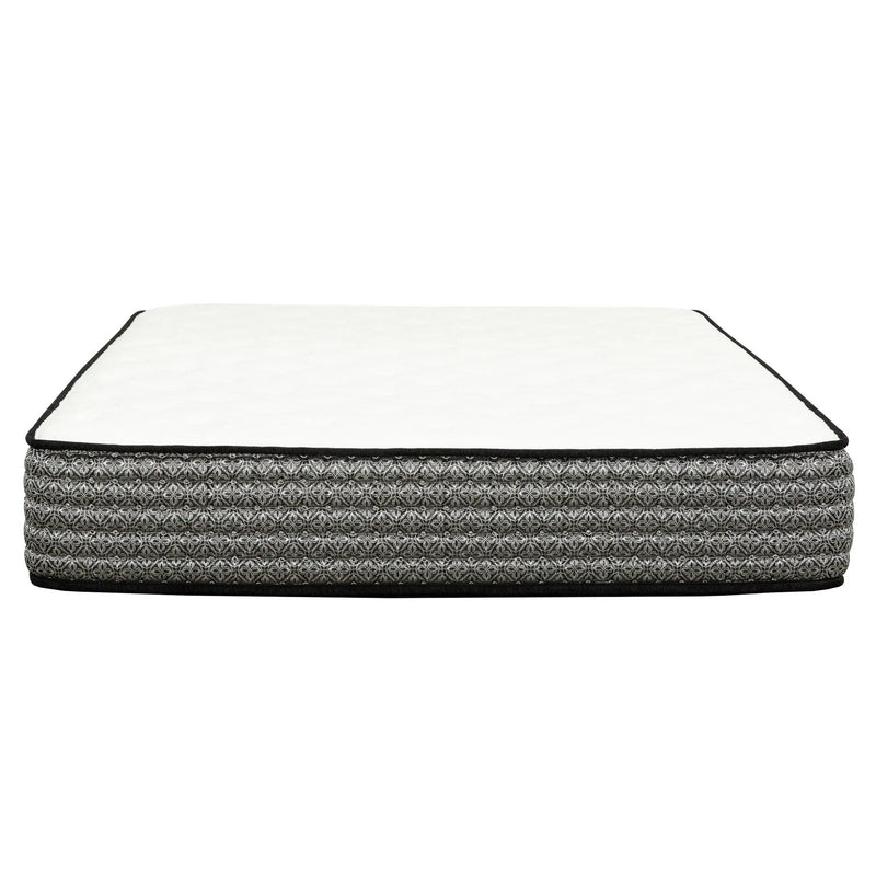 12" Premium Hybrid Mattress In A Box Soft Gel Memory Foam Top With Cooling Technology - Gray / White - Queen by HouseOfZazla