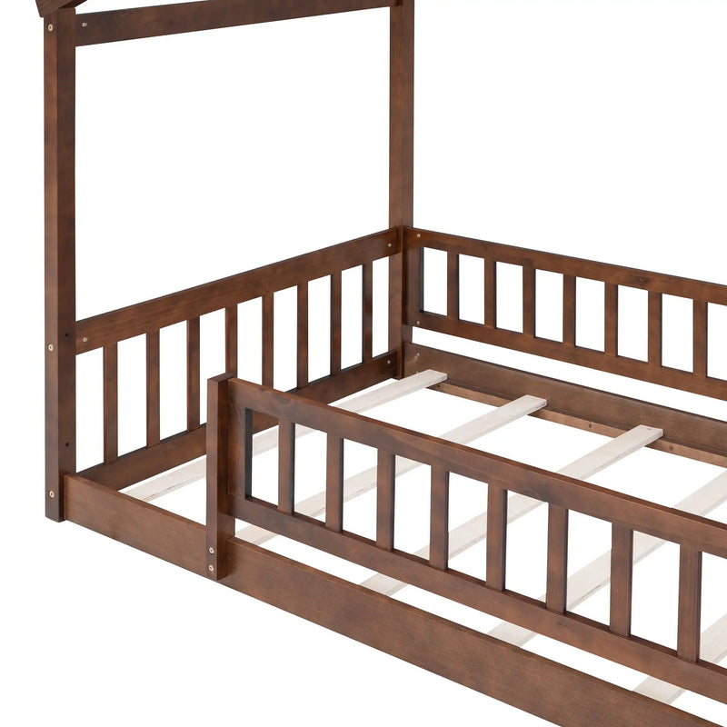 Bed House Bed Frame With Fence by Unique Piece Furniture