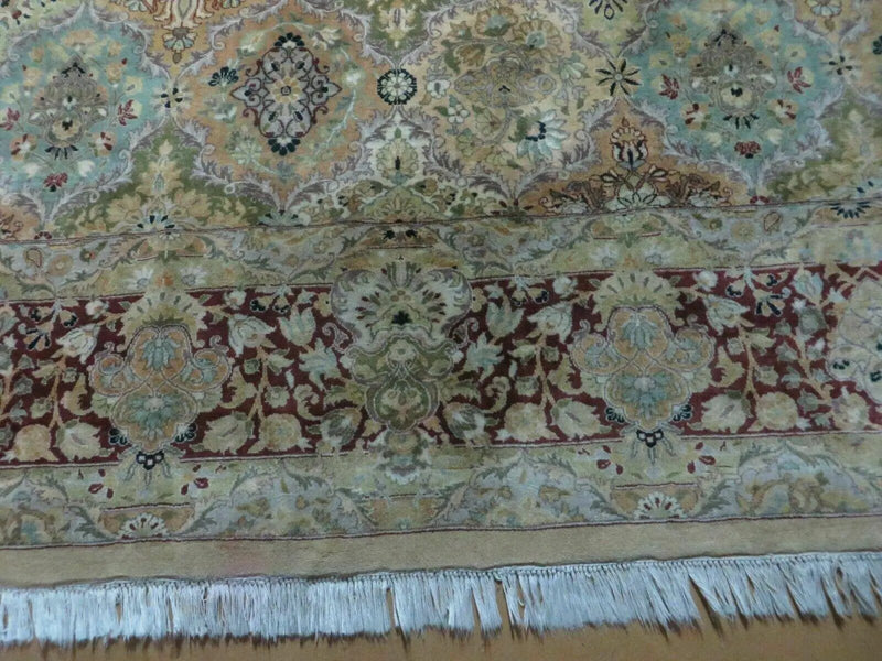 8' X 10' Safavieh Handmade Pakistan Oriental Floral Wool Rug Hand Knotted Organic by Jewel Rugs