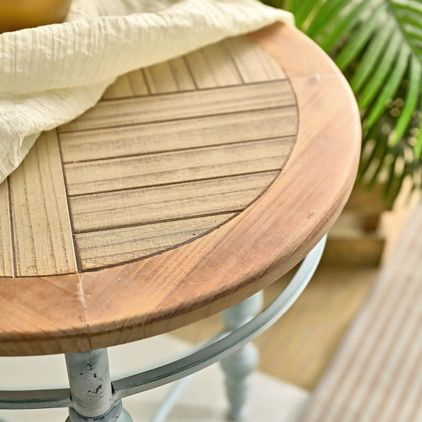 Round Top Carved Table For Living Room by HouseOfZazla