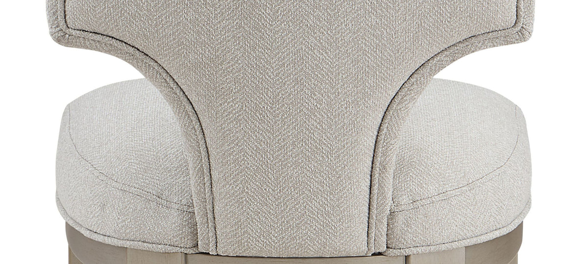 Kasa Light Gray Side Chair Set of 2 with Solid Wood Legs - Light Gray, photo 2 of 7