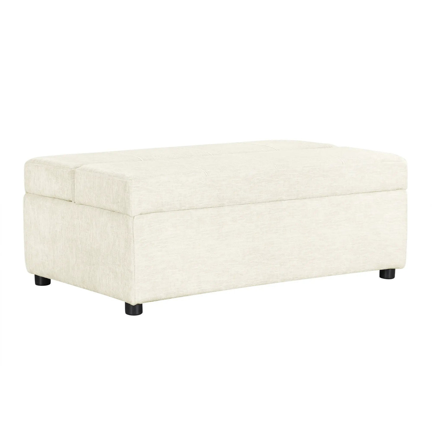Twin Size Folding Ottoman Sleeper Bed With Mattress Convertible Guest Bed by HouseOfZazla