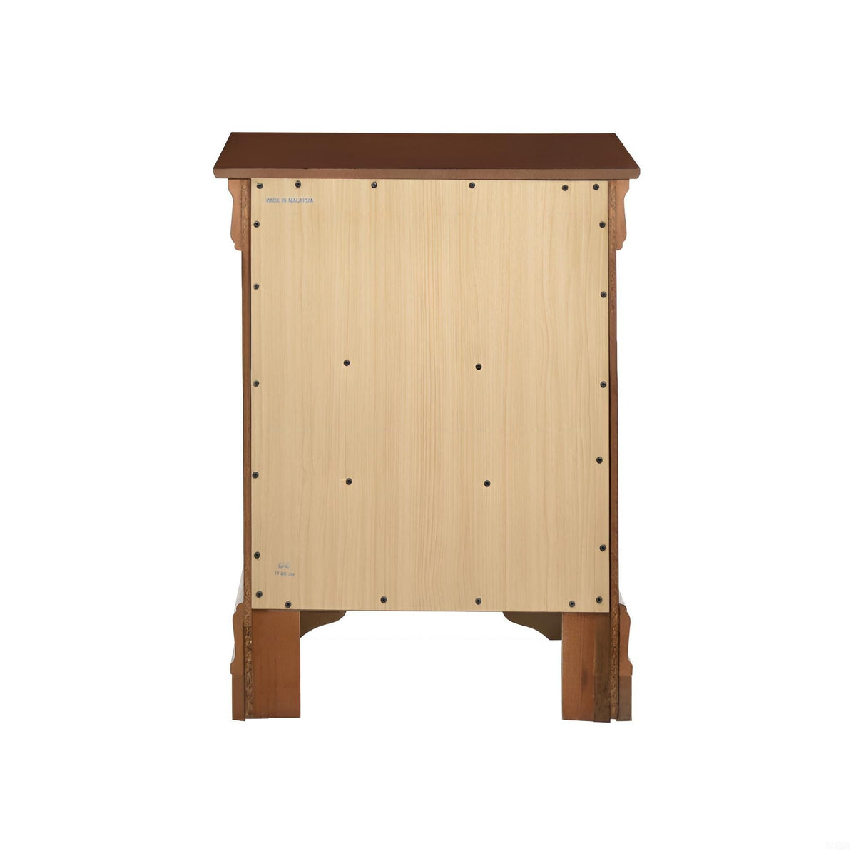Louis Phillipe Wood Nightstand with Storage Drawers - Multiple Colors, photo 32 of 40