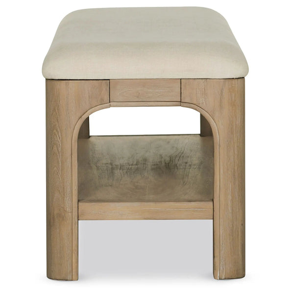 Solano 52-inch Bedroom Bed End Bench Weathered Mango