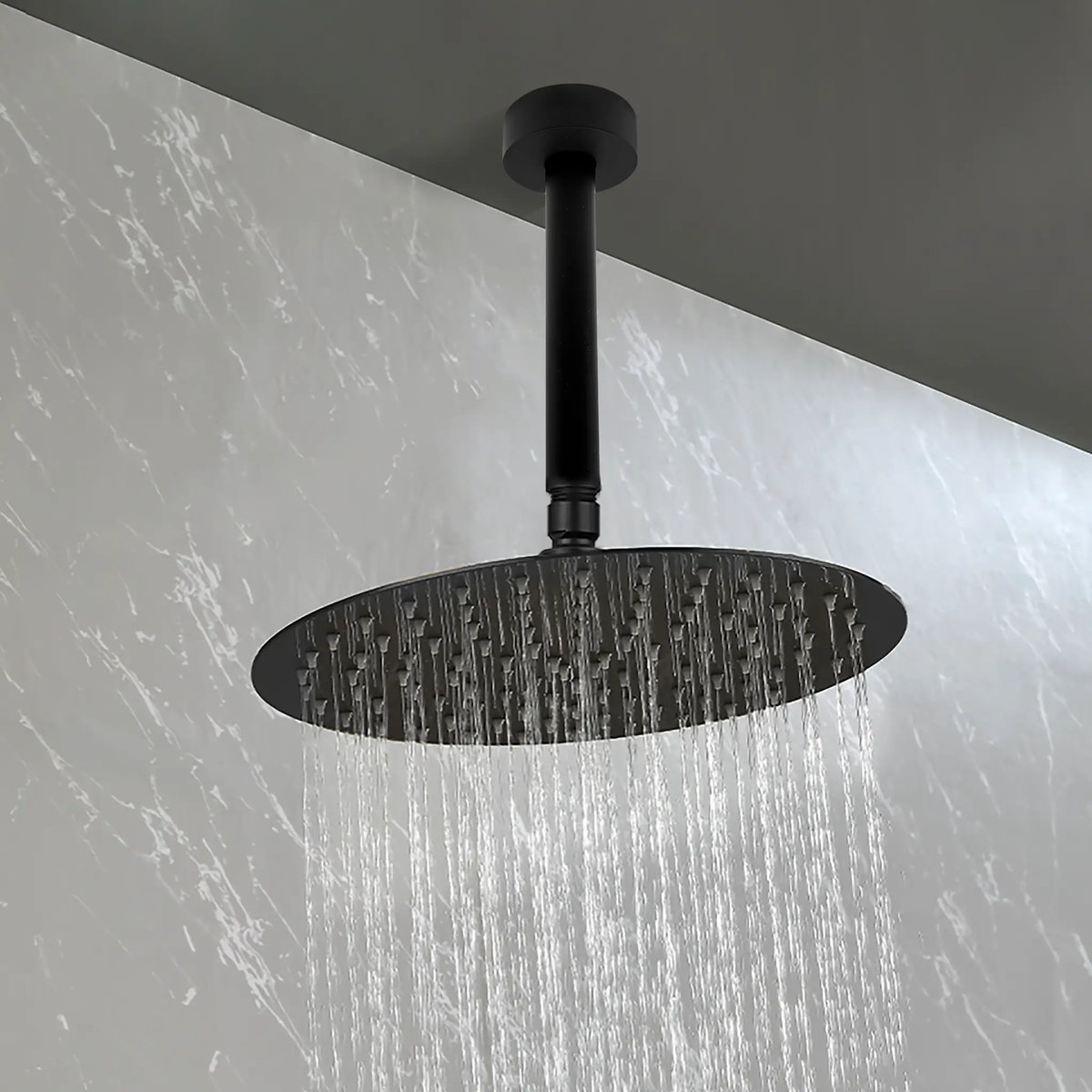 Matte Black Shower System by HouseOfZazla