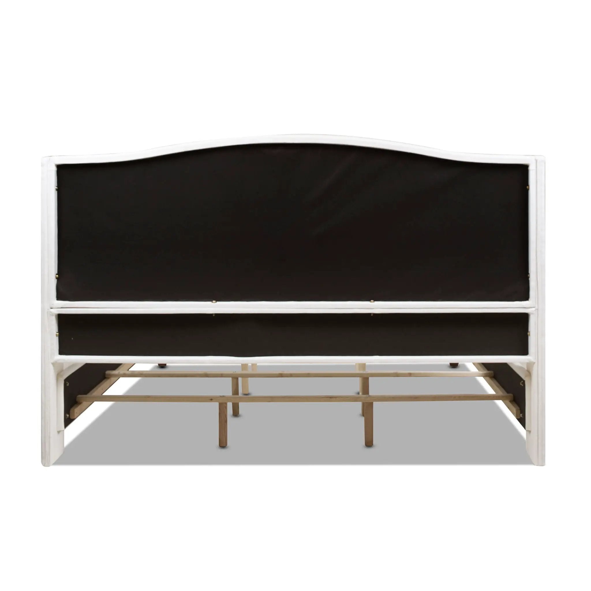 Carmen - Upholstered Wingback Panel Bed Frame by HouseOfZazla